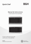 Manual de instrucciones Cocina de microondas