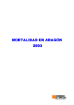 Mortalidad en Aragón 2003