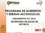 PROGRAMA DE ALIMENTOS Y BEBIDAS ALCOHOLICAS