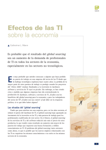 Efectos de las TI sobre la economía