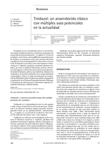 Tinidazol: un anaerobicida clásico con múltiples usos
