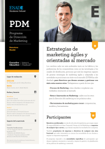 Estrategias de marketing ágiles y orientadas al mercado