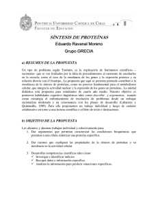 SÍNTESIS DE PROTEÍNAS