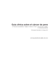 Guía clínica sobre el cáncer de pene