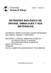 deterioro biológico de envase, embalajes y sus materiales