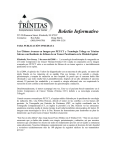 Boletín Informativo - Trinitas Comprehensive Cancer Center