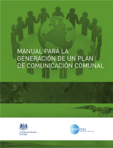 manual para la generación de un plan de comunicación comunal