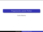 Programación usando Python