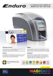 La impresora para tarjetas de plástico por una o dos caras
