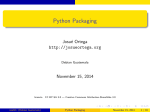 Python Packaging