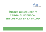 índice glucémico y carga glucémica