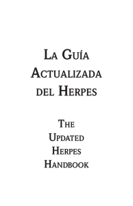 La Guía Actualizada del Herpes THE UPDATED HERPES