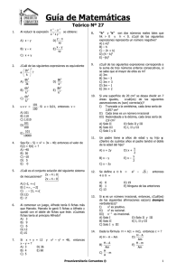 Guía de Matemáticas Teórico Nº 27