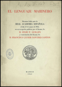 el lenguaje marinero - Real Academia Española