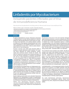 Redalyc.Linfadenitis por Mycobacterium incluyendo pacientes