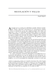 regulación y fallas - Revista de Economía Institucional