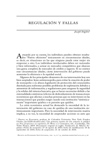 regulación y fallas - Revista de Economía Institucional