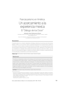 Un acercamiento a la experiencia mexica