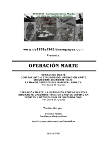 operación marte - 1939-1945