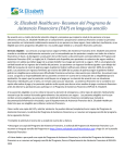 Resumen del Programa de Asistencia Financiera (FAP) en lenguaje