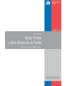 Guía Clínica Nódulo Tiroideo y cáncer diferenciado de