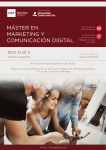 MÁSTER EN MARKETING Y COMUNICACIÓN DIGITAL