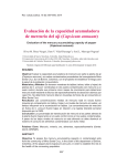 Evaluación de la capacidad acumuladora de mercurio del ají