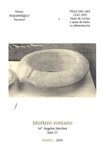Junio Mortero romano - Museo Arqueológico Nacional