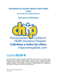 CHIP Member Handbook (Spanish)