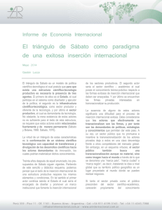 El triángulo de Sábato como paradigma de una exitosa inserción