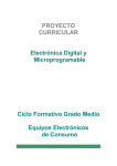 PROYECTO CURRICULAR Electrónica Digital y Microprogramable