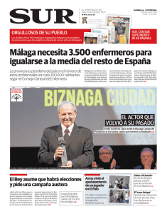 Málaga necesita 3.500 enfermeros para igualarse a la media del