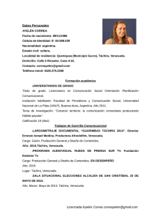 Datos Personales Licenciada Ayelén Correa correayelen