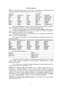 16 Verbos irregulares