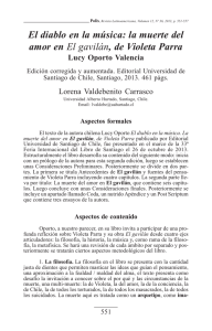 El diablo en la música: la muerte del amor en El gavilán, de Violeta