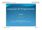 Lenguajes de Programación - Universidad Nacional del Sur
