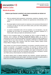 Boletín de prensa Líderes que buscan construir una