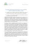 Nota de prensa - Universidad de Oviedo