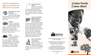 &iquest;C&oacute;mo Puedo Comer Bien?