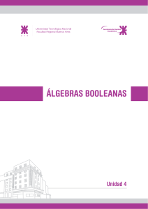 Algebras Booleanas