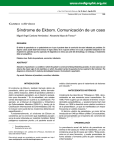 Síndrome de Ekbom. Comunicación de un caso