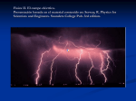 Física II. El campo eléctrico