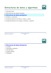 Estructuras de datos jerárquicas