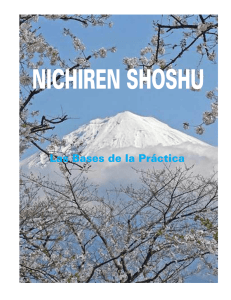 Las Bases de la Práctica - Nichiren Shoshu Myoshinji