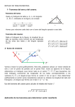REPASO DE TRIGONOMETRIA 1- Teoremas del seno y del coseno
