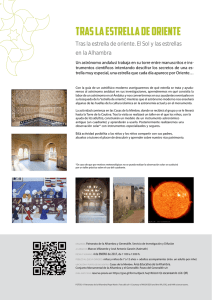 tras la estrella de oriente - Patronato de la Alhambra y Generalife