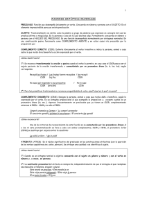 Funciones sintácticas oracionales