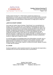 SPANISHCardiac Calcium Scoring CT