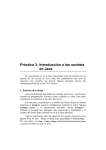 Práctica 3: Introducción a los sockets en Java