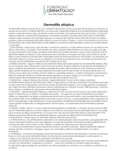 Dermatitis atópica - Forefront Dermatology